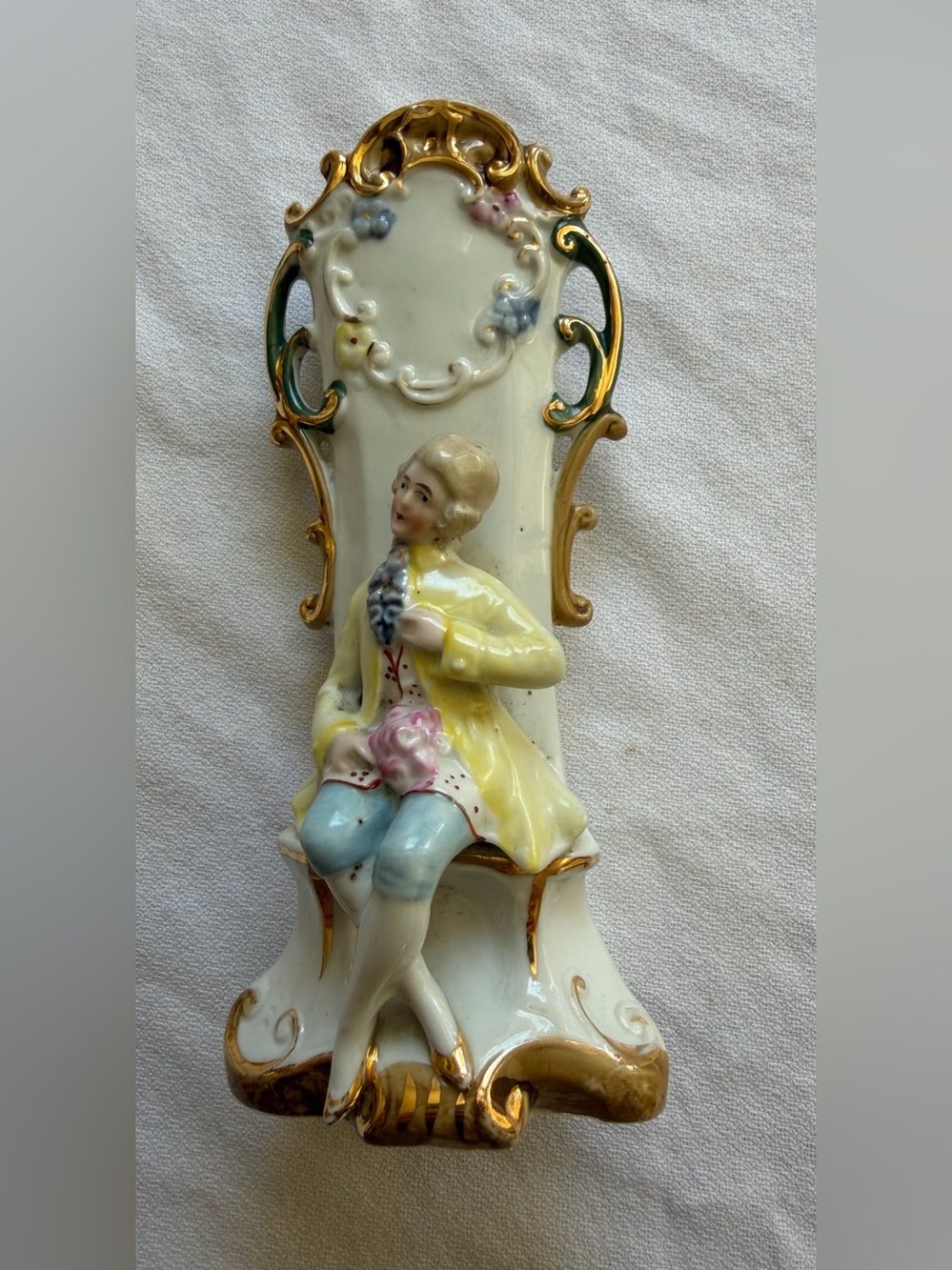 VTG Porcelain Rococo Figurine, Made in Germany